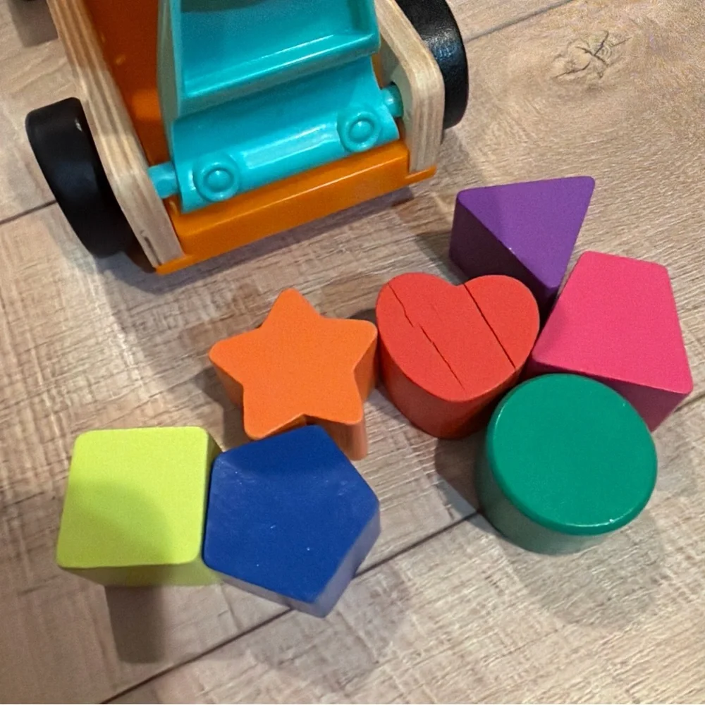 Yellow Shape-Sorting Cement Concrete Mixer Truck Toy by TOP BRIGHT